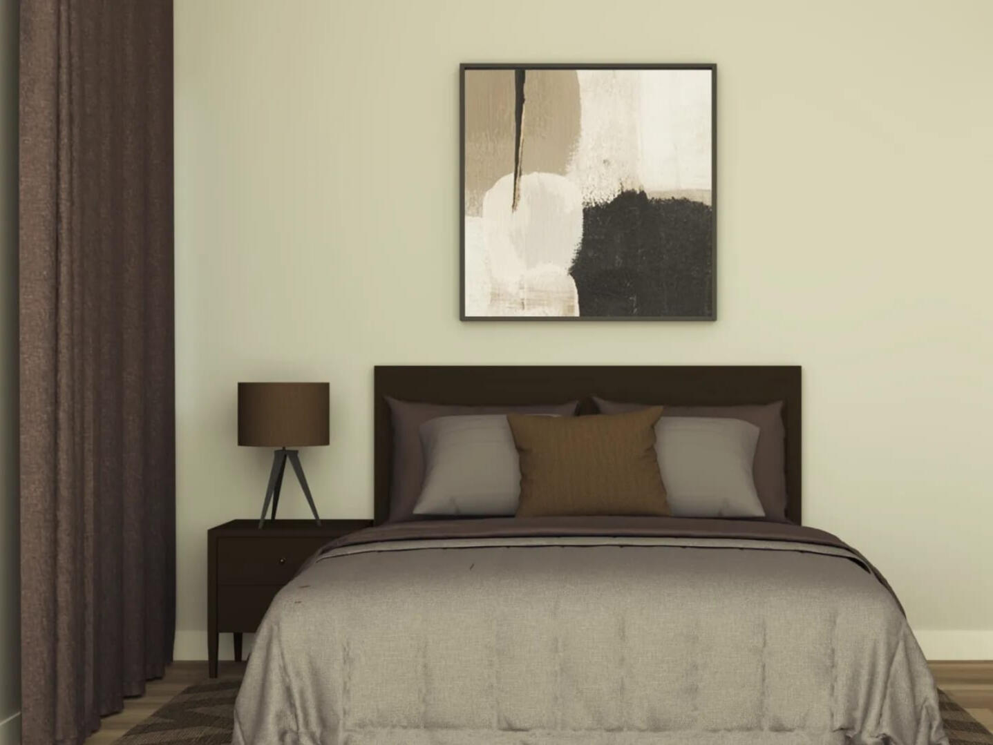 Coastal Apartment Bedroom