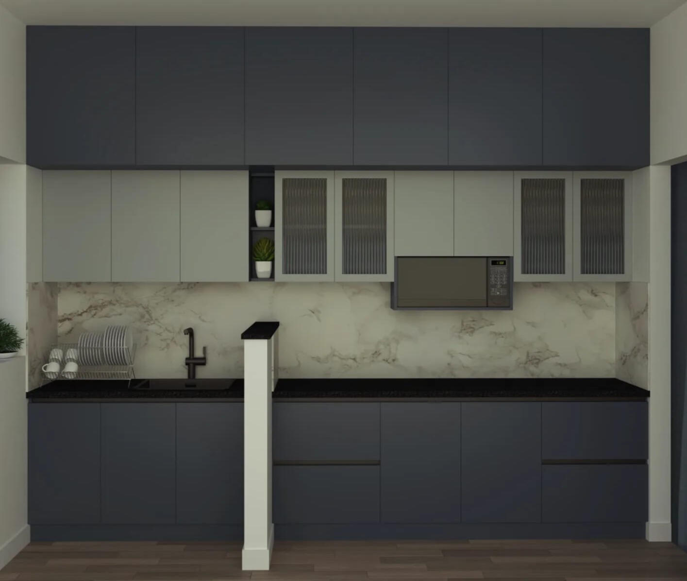 Minimalist Home Kitchen Detail